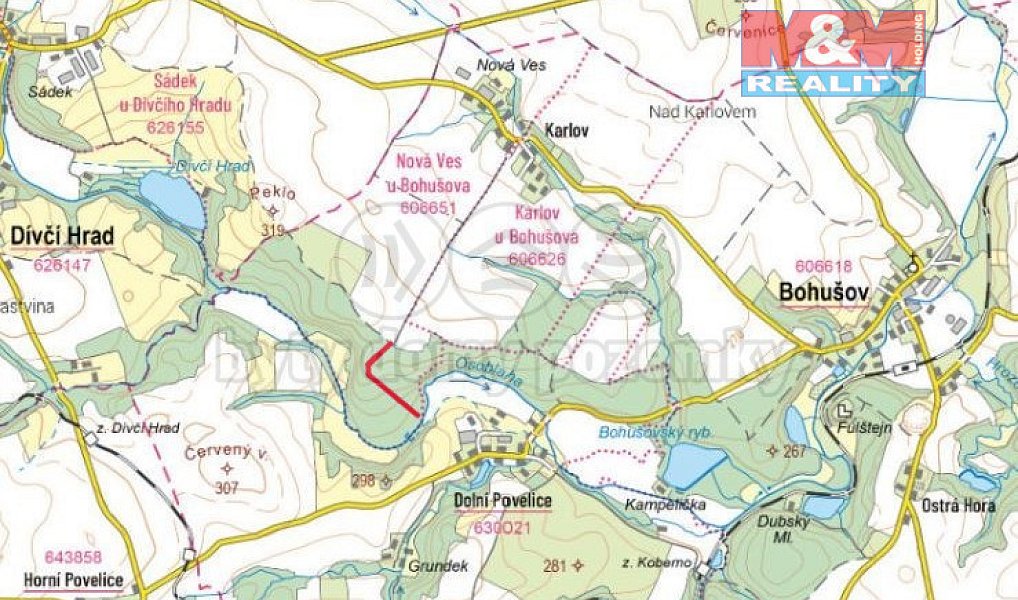 Prodej pozemku 3 520 m², Bohušov – náhled fotky 3
