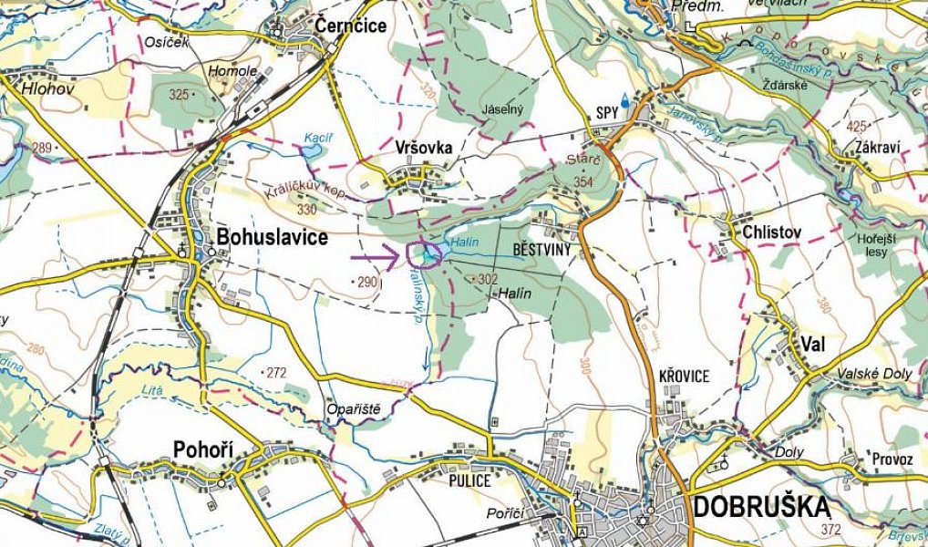 Prodej pozemku 2 784 m², Vršovka – náhled fotky 2