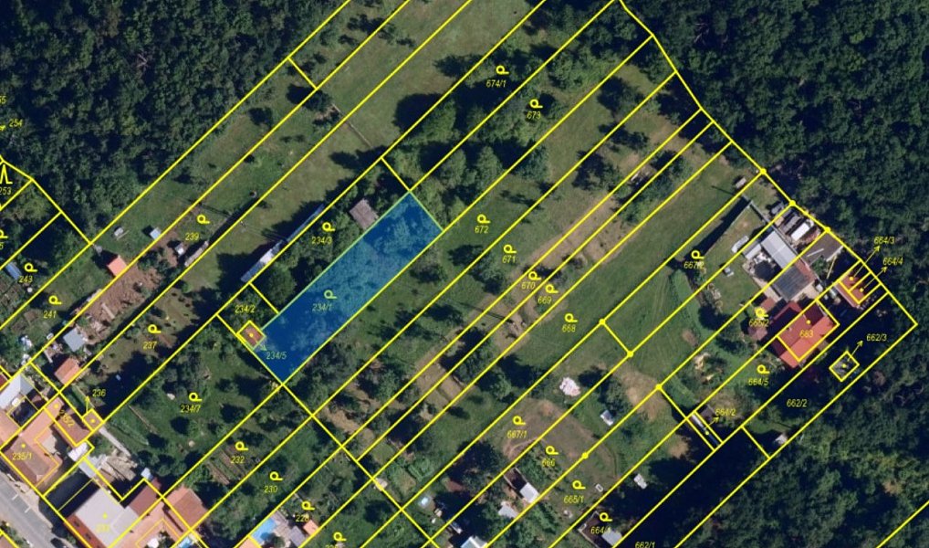 Prodej zahrady 1 857 m², Radostice – náhled fotky 8