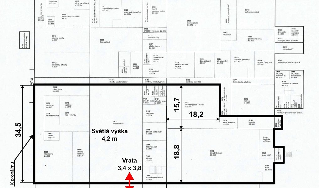 Pronájem výrobních prostor 635 m², Nové Město nad Metují – náhled fotky 14