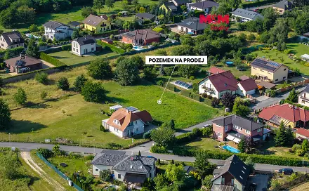 Prodej stavebního pozemku 1 419 m², Višňová, Loučeň, okres Nymburk