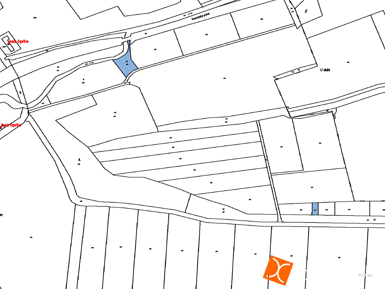 Prodej pole 19 m² – pohled 2