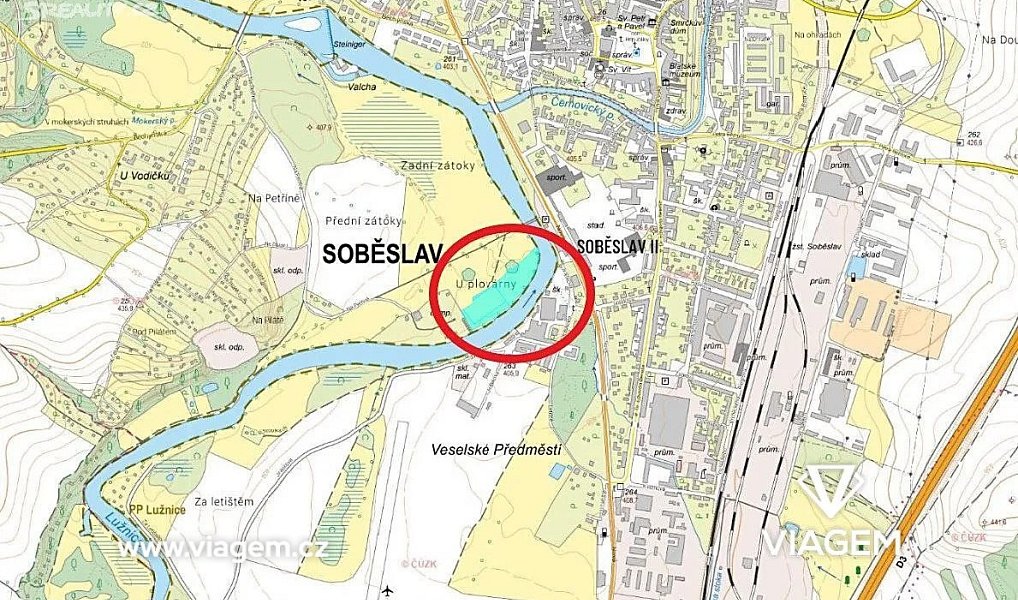 Prodej komerčního pozemku 1 669 m², Soběslav – náhled fotky 4