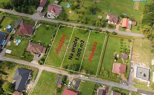 Prodej stavebního pozemku 1 000 m², Na Kopci, Český Těšín - Horní Žukov, okres Karviná
