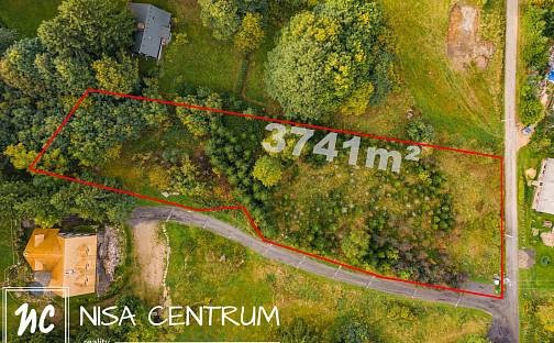Prodej louky 3 741 m², Bedřichov, okres Jablonec nad Nisou
