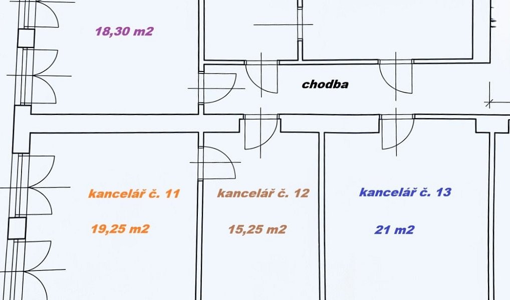 Pronájem kanceláře 21 m², Blansko – náhled fotky 3