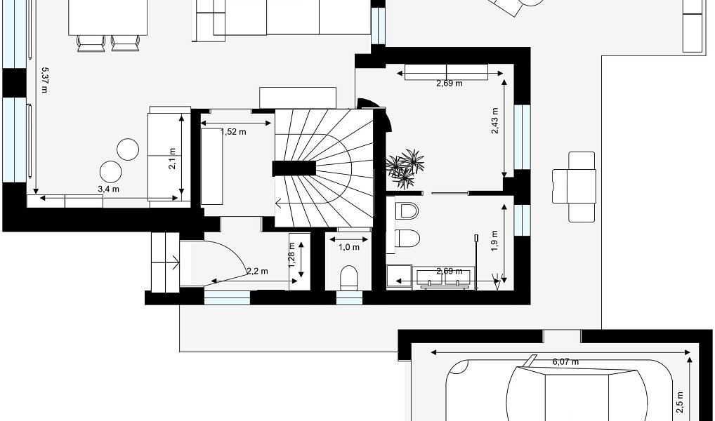 Prodej domu 100 m² s pozemkem 225 m², Praha – náhled fotky 11