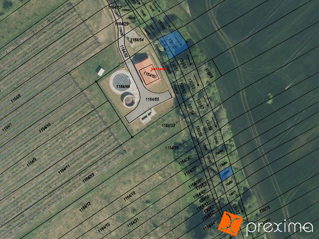 Prodej pozemku 172 m²