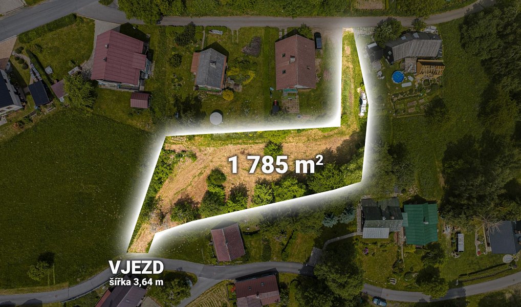Prodej stavebního pozemku 1 785 m², Vysoké nad Jizerou – náhled fotky 4