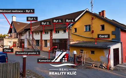 Prodej domu 780 m² s pozemkem 1 409 m², Přemyslovců, Opava - Jaktař