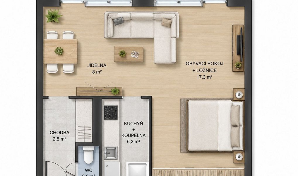 Prodej bytu 1+1 39 m², Mladá Boleslav – náhled fotky 13