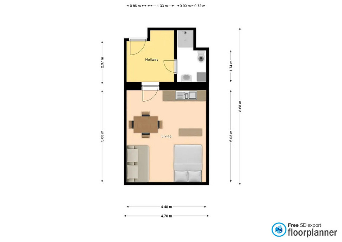 Prodej bytu 1+kk 35 m² — photo 3