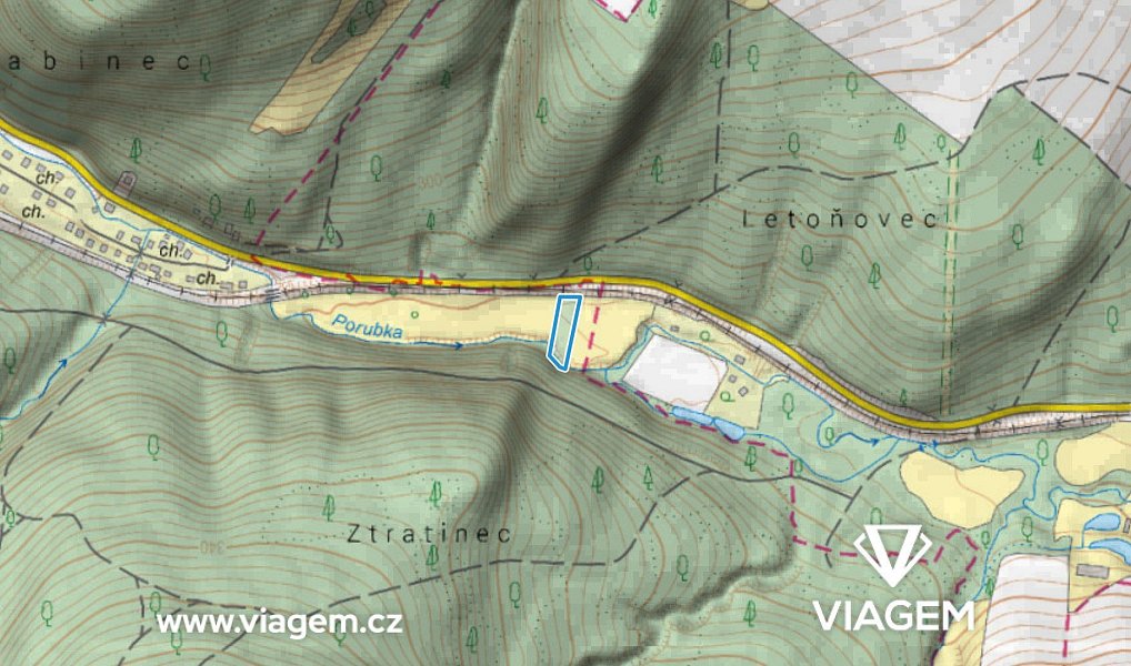 Prodej pole 1 723 m², Horní Lhota – náhled fotky 3