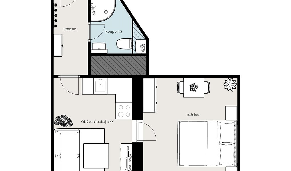 Prodej bytu 2+kk 39 m², Praha – náhled fotky 9