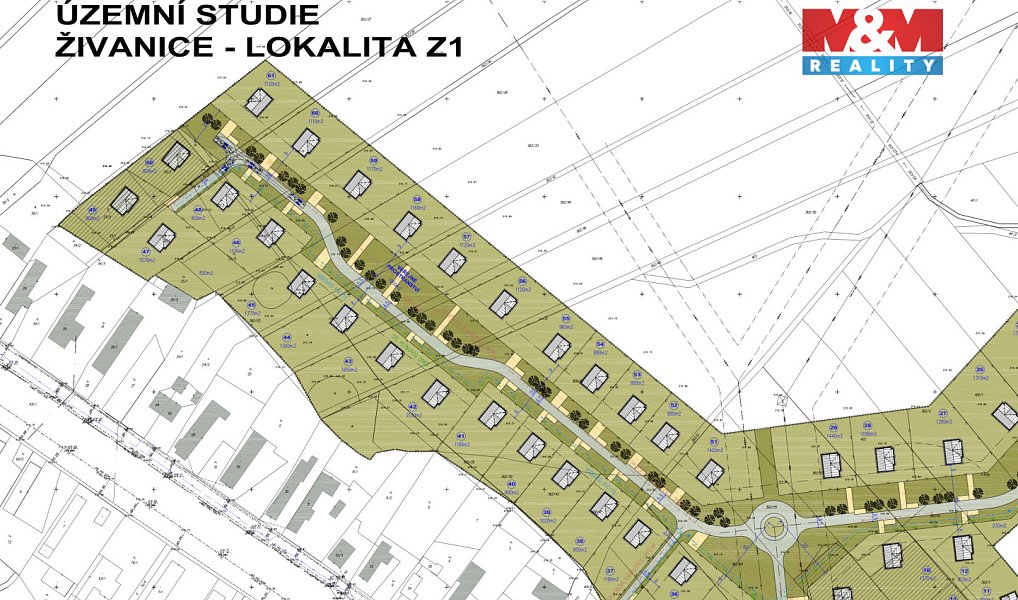 Prodej stavebního pozemku 8 930 m², Živanice – náhled fotky 2