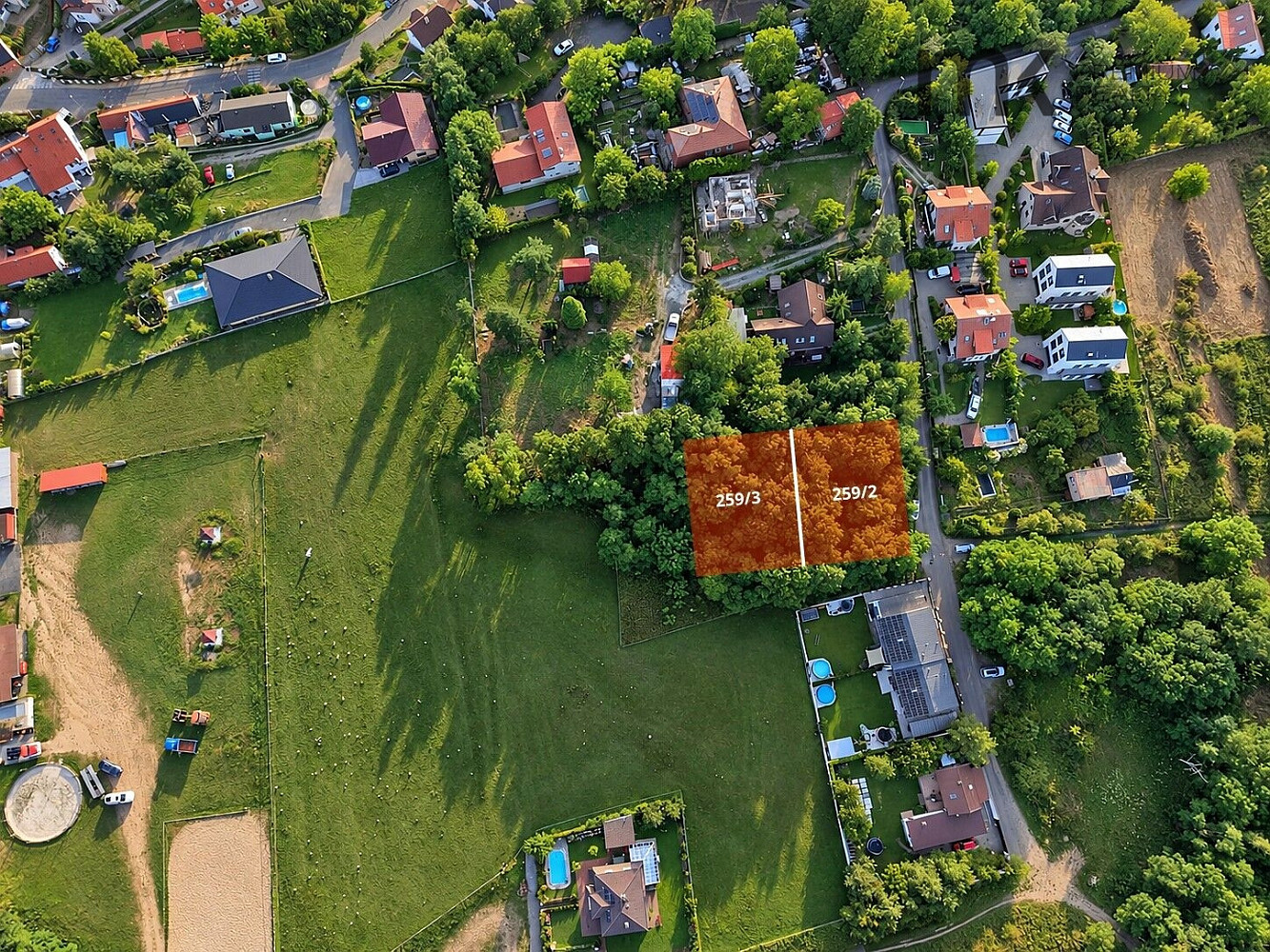 Prodej stavebního pozemku 1 676 m² – fotografie 5