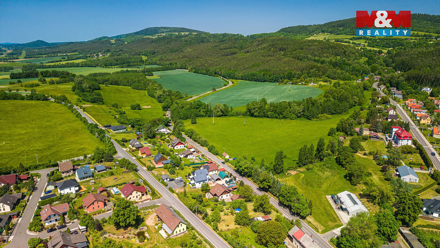 Prodej stavebního pozemku 1 536 m² – pohled 2