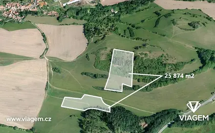Prodej pole 5 749 m², Volyně, okres Strakonice