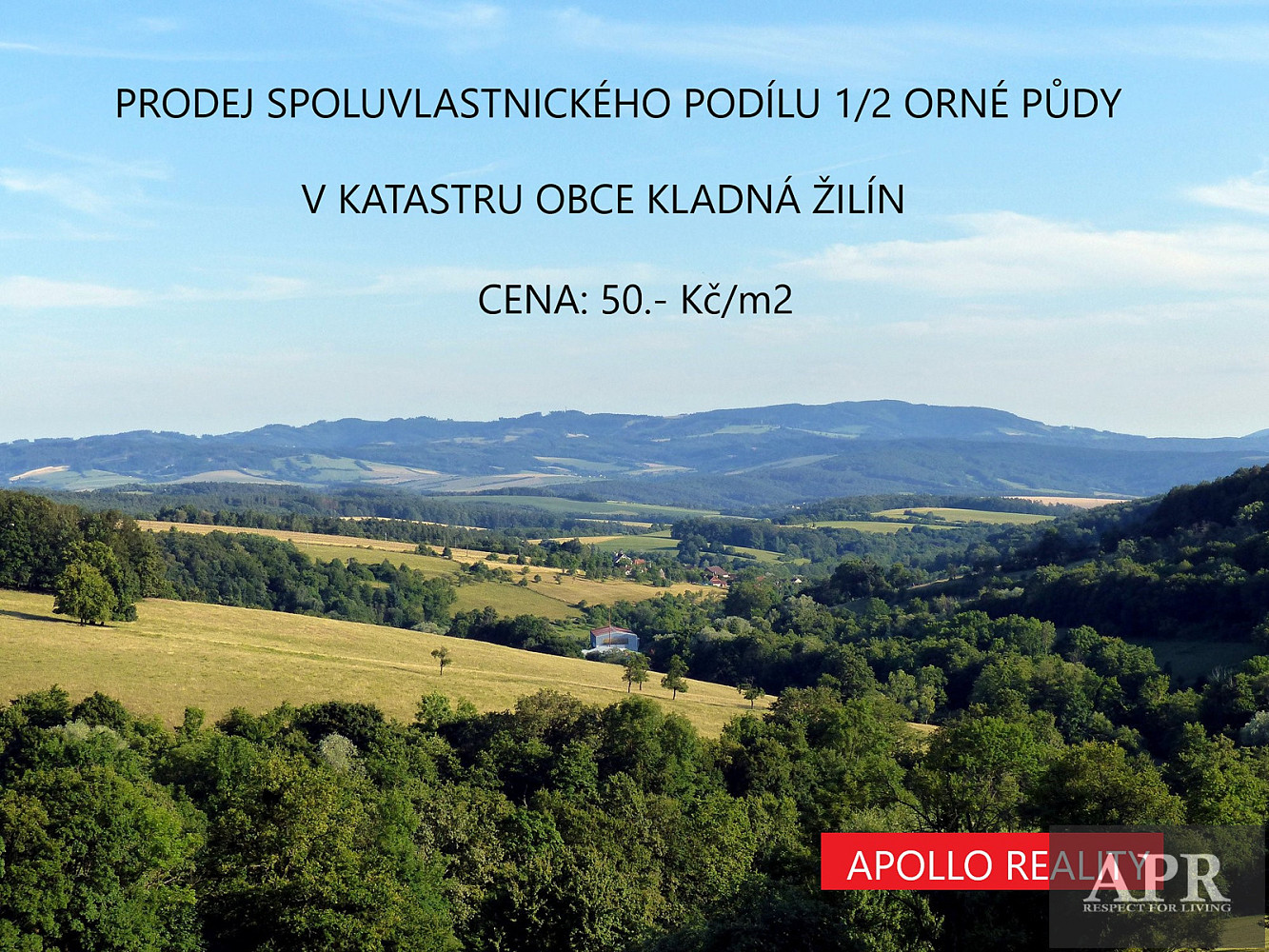 Prodej pole 7 542 m²