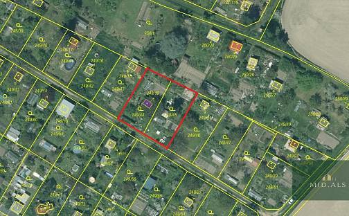 Prodej zahrady 700 m², Sluneční, Plzeň - Lobzy