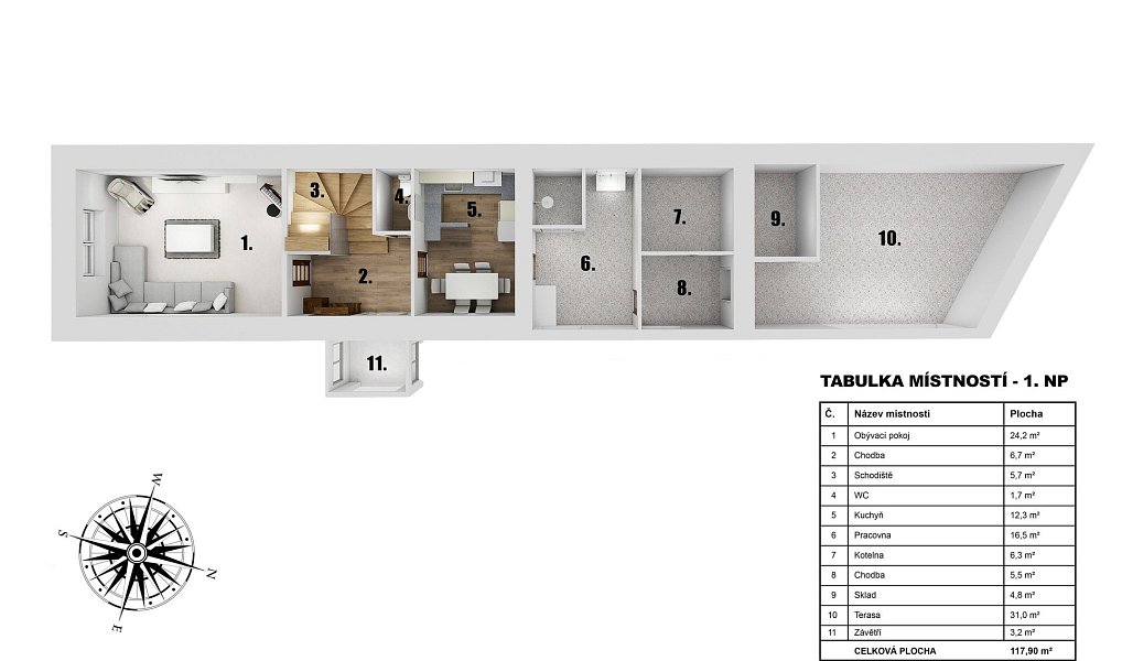 Prodej domu 160 m² s pozemkem 906 m², Zdětín – náhled fotky 24