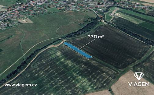 Prodej pole 463 m², Hodslavice, okres Nový Jičín