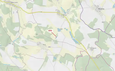 Dražba lesa 1 007 m², Volfířov
