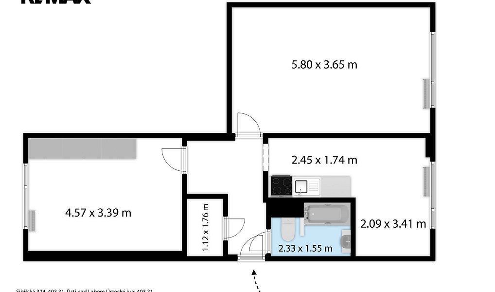 Prodej bytu 2+1 62 m², Ústí nad Labem – náhled fotky 14
