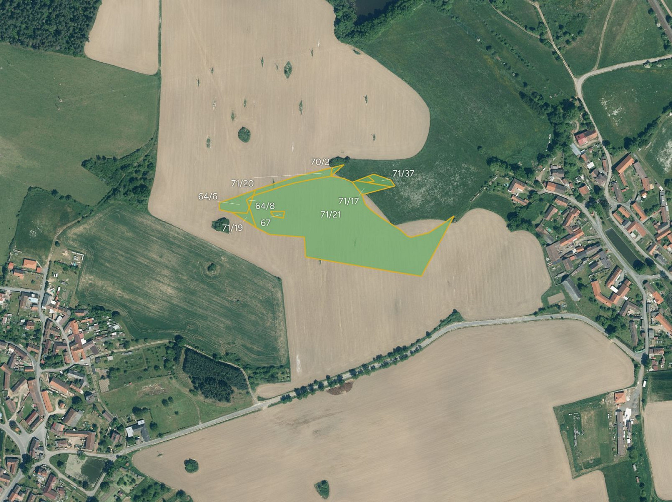 Prodej pole 25 150 m²