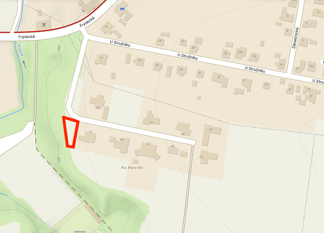 Prodej stavebního pozemku 700 m² – pohled 5
