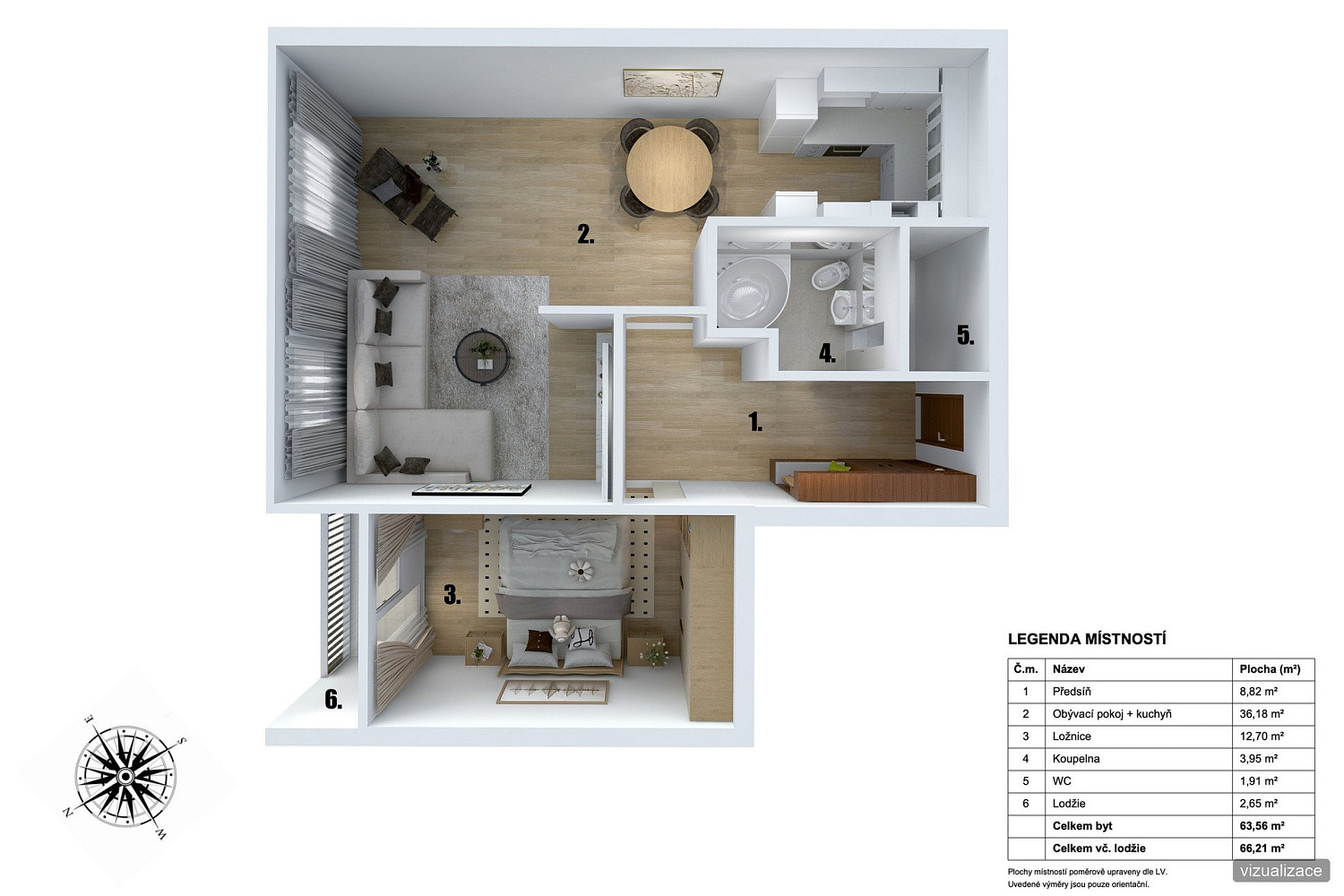 Prodej bytu 3+kk 66 m² – fotografie 5