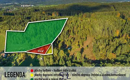 Prodej stavebního pozemku 20 900 m², Dlouhý Most, okres Liberec