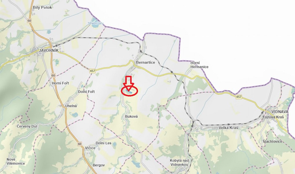 Prodej lesa 23 360 m², Bernartice – náhled fotky 14