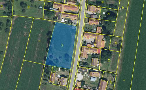 Prodej stavebního pozemku 2 608 m², Češov, okres Jičín