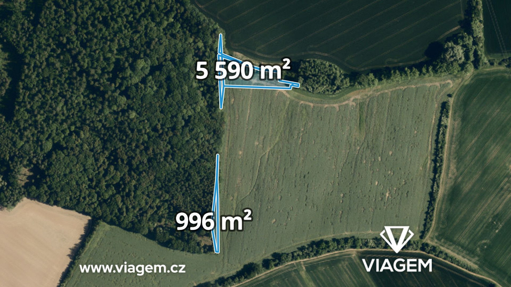 Prodej pole 1 323 m²