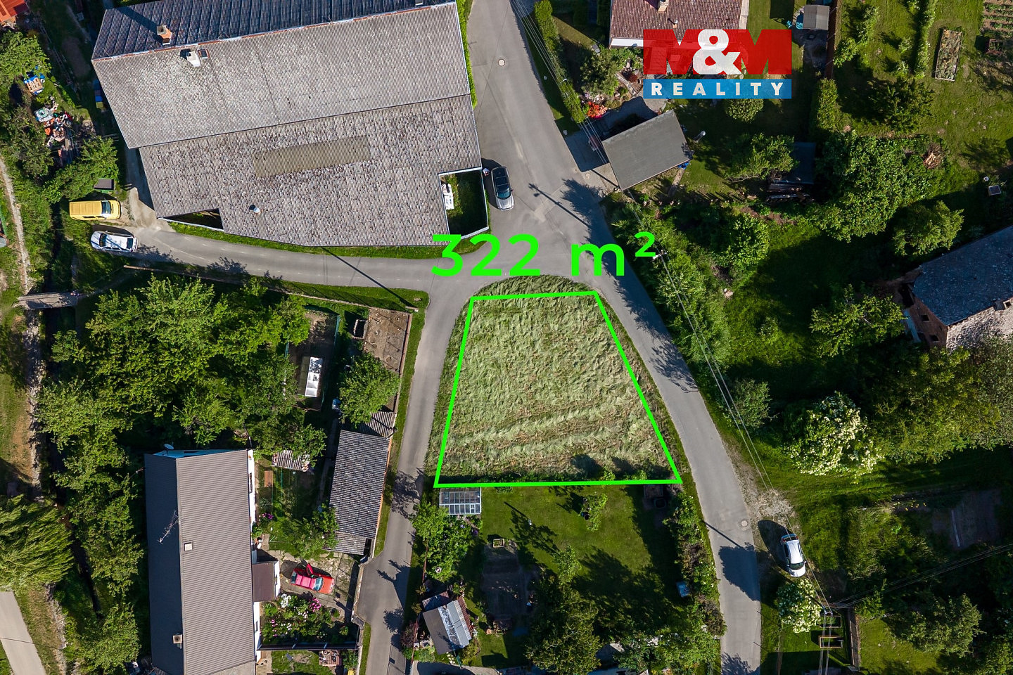 Prodej stavebního pozemku 322 m², Libina