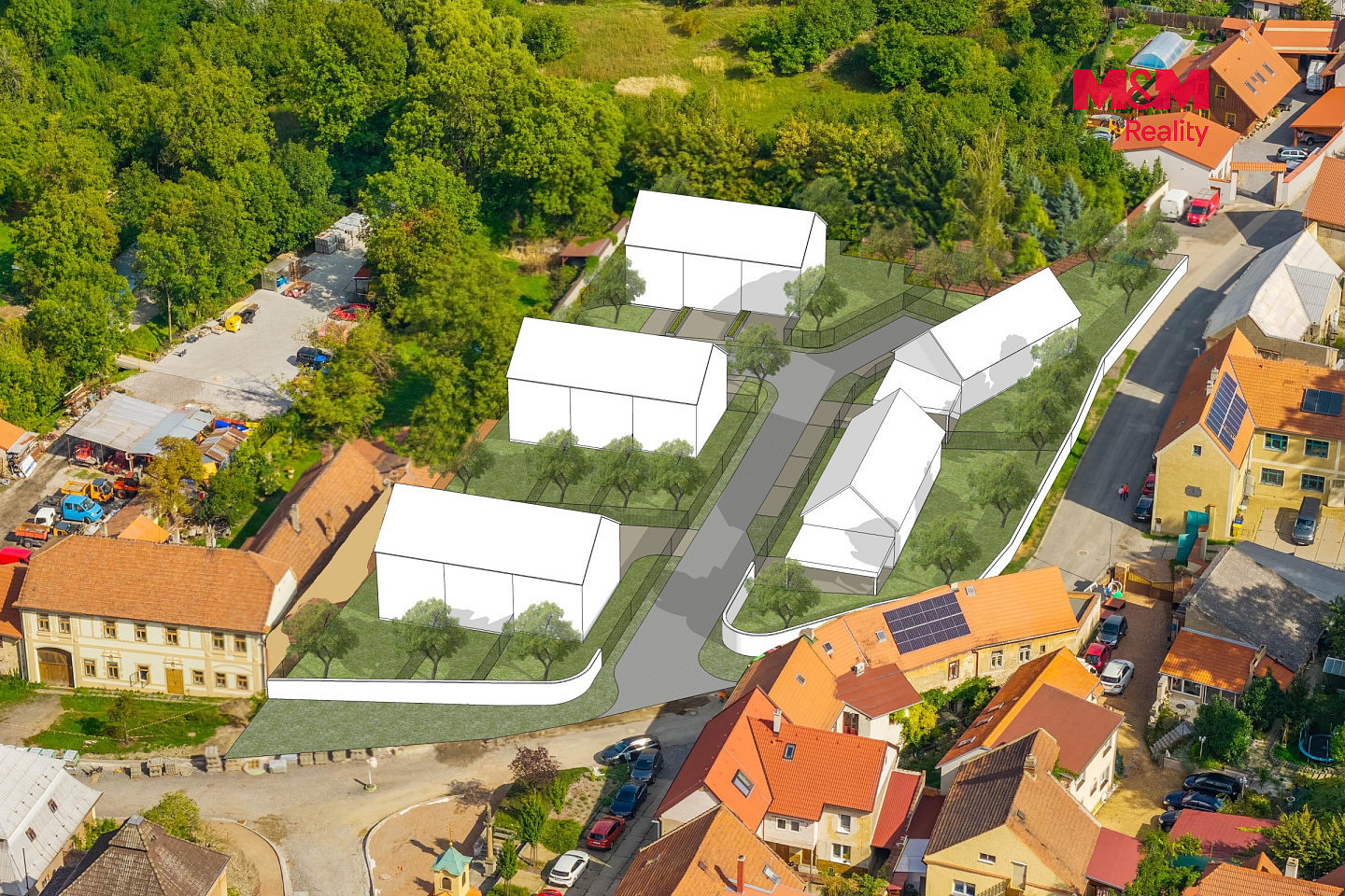 Prodej stavebního pozemku 4 516 m² – fotografie 3
