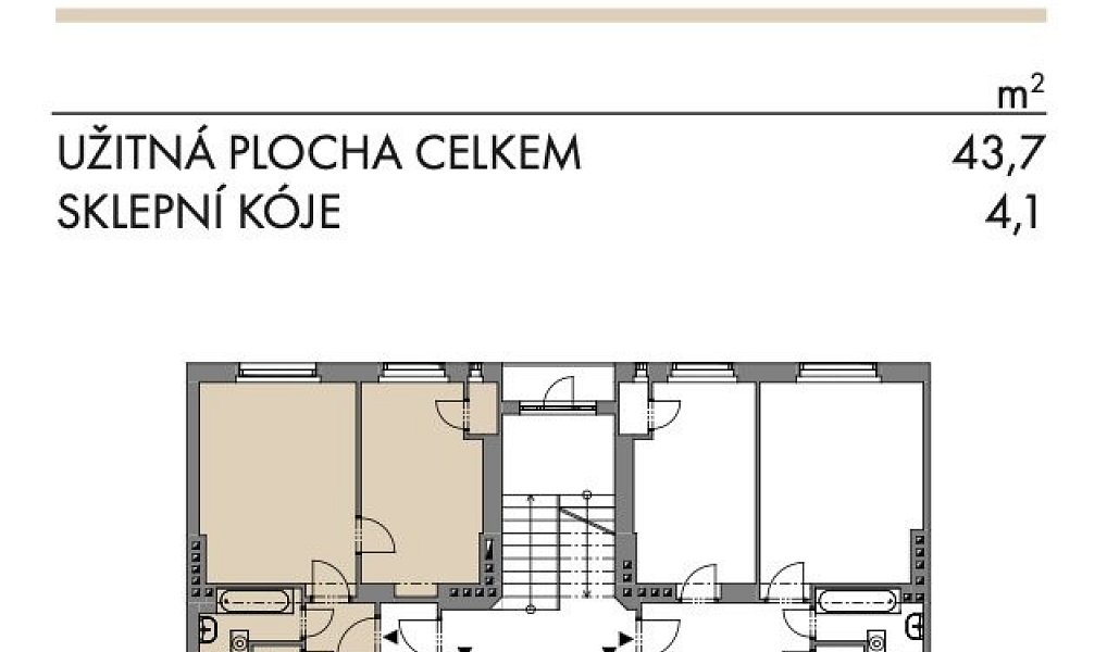 Pronájem bytu 2+kk 43 m², Praha – náhled fotky 20