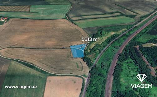 Prodej pole 5 513 m², Klučov, okres Kolín