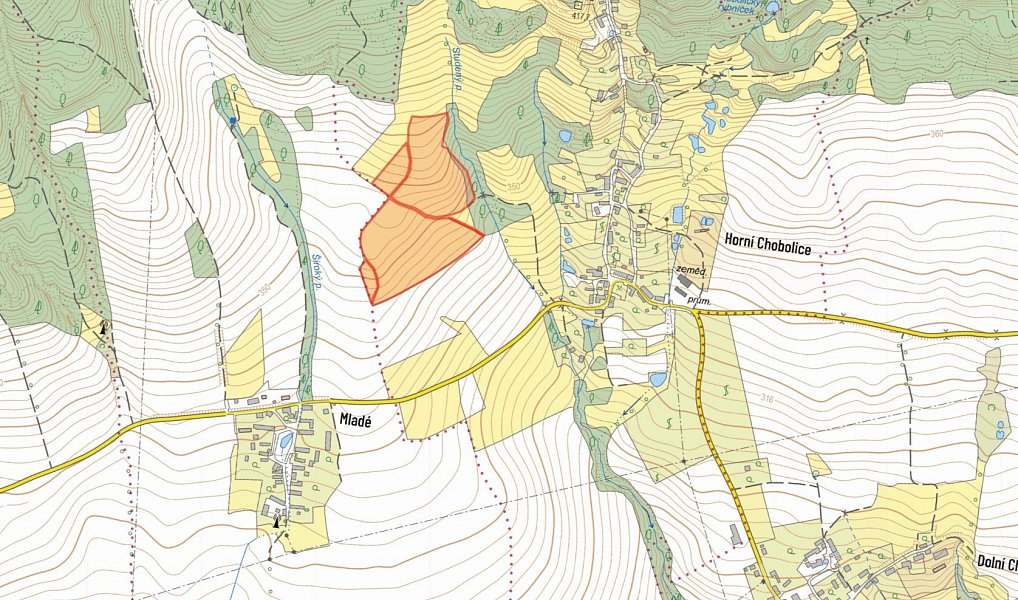 Prodej pole 33 184 m², Liběšice – náhled fotky 2