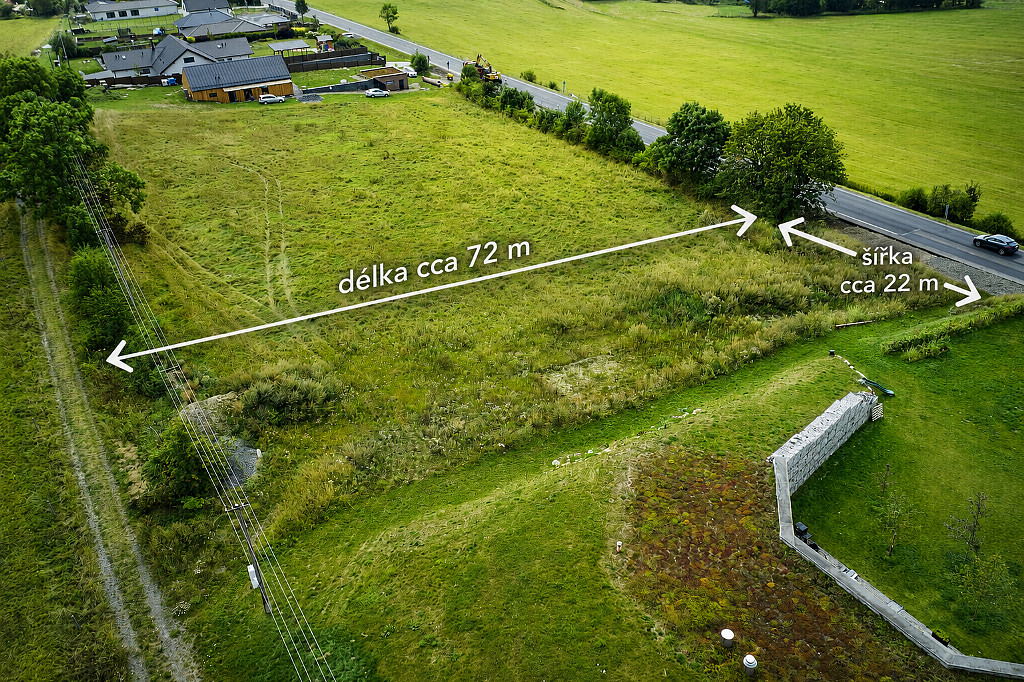 Prodej stavebního pozemku 1 720 m² – fotografie 3