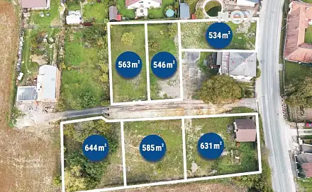 Prodej stavebního pozemku 2 918 m², Bukovina nad Labem, okres Pardubice