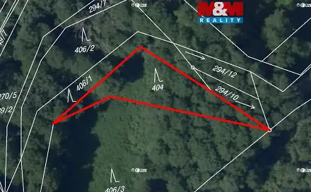 Prodej lesa 491 m², Červené Pečky - Bohouňovice I, okres Kolín