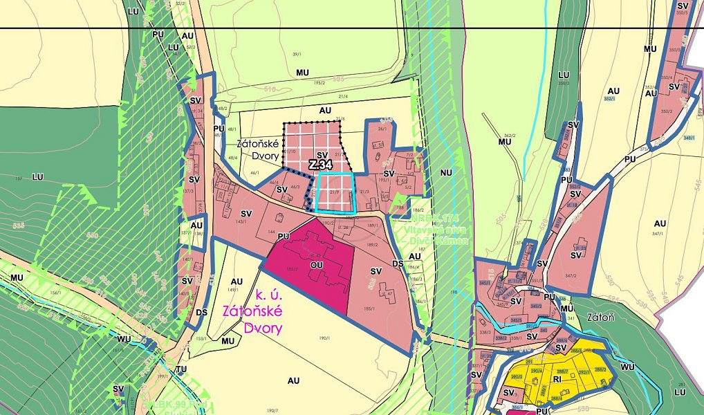 Prodej stavebního pozemku 1 039 m², Větřní – náhled fotky 8