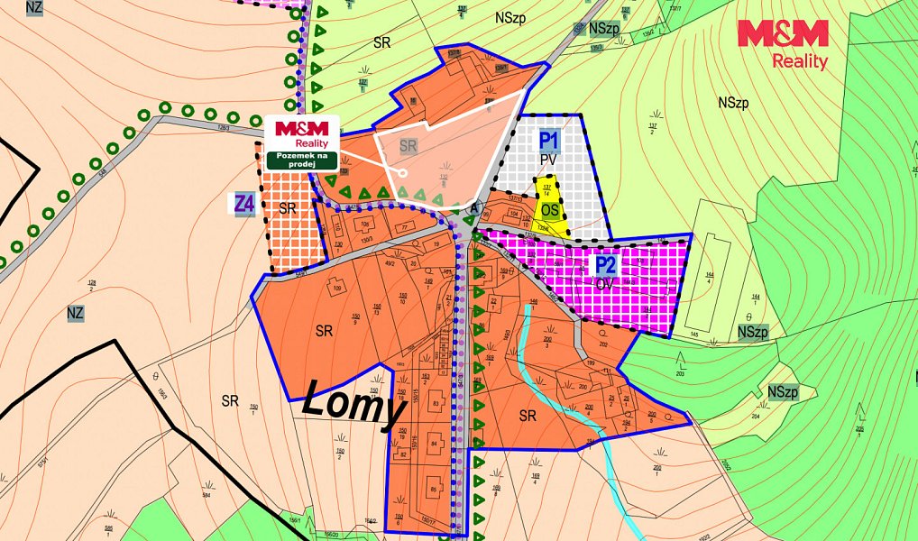 Prodej stavebního pozemku 5 981 m², Osečnice – náhled fotky 2