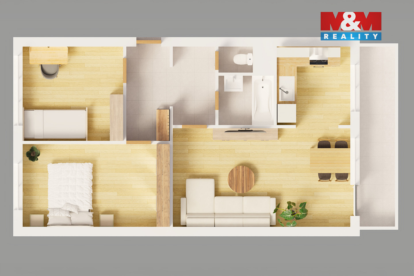 Prodej bytu 3+1 63 m² — photo 3
