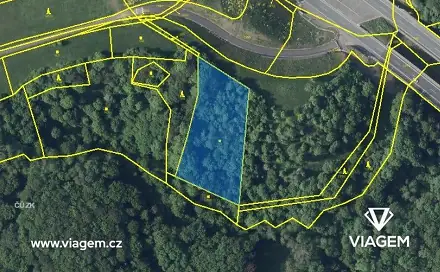 Prodej lesa 2 074 m², Prackovice nad Labem, okres Litoměřice