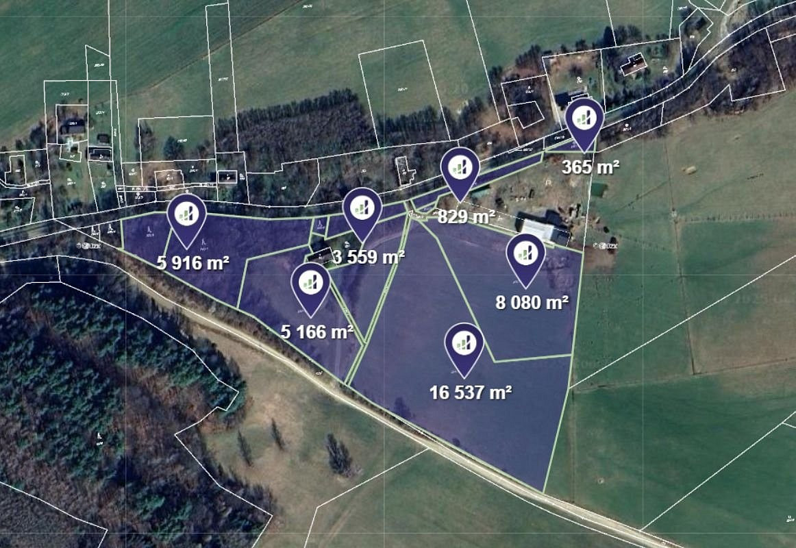 Prodej pole 51 262 m²