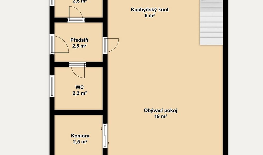 Prodej domu 80 m² s pozemkem 701 m², Vojkovice – náhled fotky 5