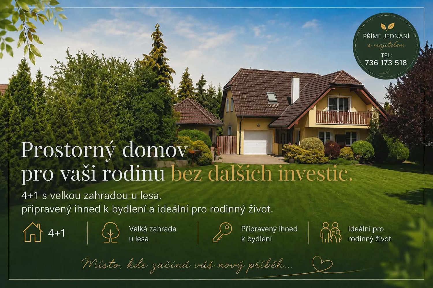 Prodej domu 174 m²